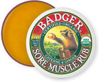 Badger Sore Muscle Rub Balm, Warming, USDA Certified, GMO Free, 2 oz | Organic Warming Balm, Muscle Relief, Recovery & Relaxation, Sore muscle balm, Warming muscle rub, Muscle recovery cream