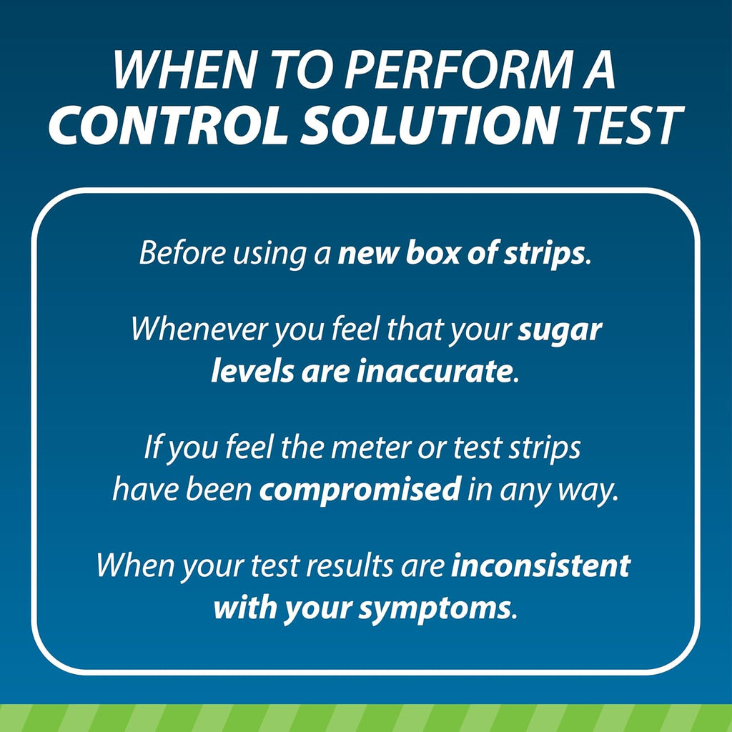 Easy Touch Control Solution Glucose Monitor Kit, Hi & Low, 2 Vials, 4 ml Each | Compatible with EasyTouch Glucose Monitoring System, 4 mL Each
