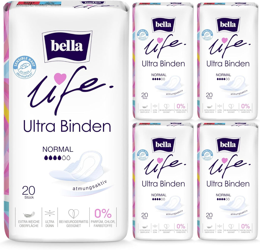 bella Sanitary Pads Breathable 20 pieces