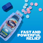 TUMS Smoothies Antacid Tablets, Heartburn Relief, Mixed Berry 236 Count