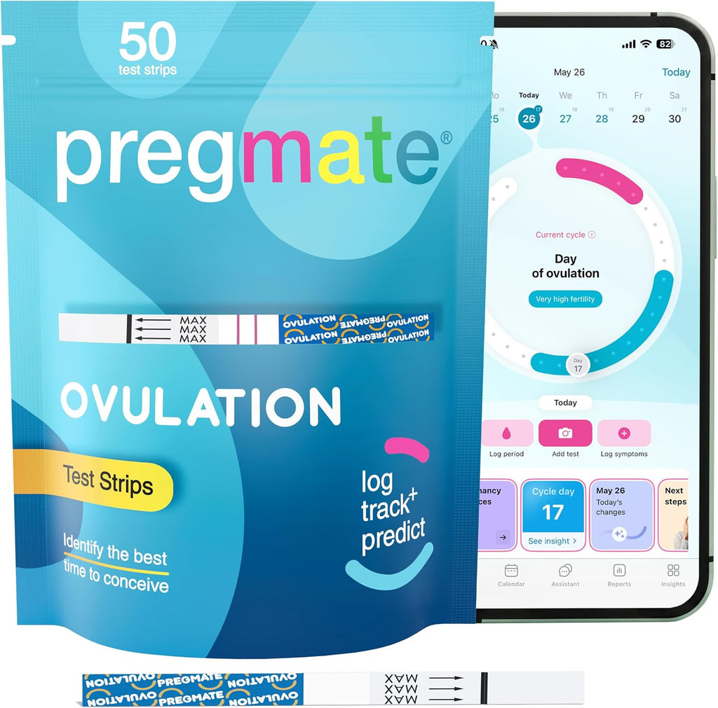Pregmate 50 Ovulation Test Strips Predictor Kit (50 Count)