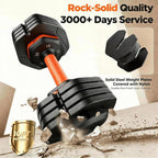2026 FDB2 Updated Adjustable Dumbbell Set of 2, 5-in-1/10-in-1 Weights Dumbbell Set with Storage Box, 25lbs/55lbs Adjustable Weights with Anti-slip Silicone Grip, Weight Set For Home Gym Suit both Men and Women