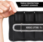 Adjustable 5lb Ankle Weights (1 Pair) for Women & Men - Nordic Lifting