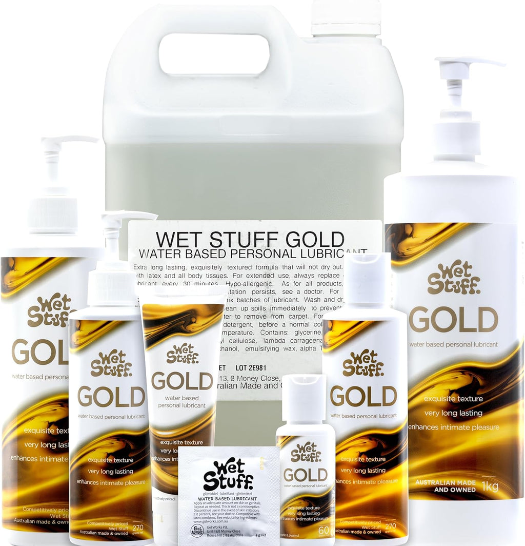 Wet Stuff Gold Water-Based Lubricant 270g