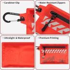RHINO RESCUE Waterproof First Aid Kit, 114pc Ultralight Compact Gear | Medical Kit for Backpacking, Cycling, Travel, Vehicles, Climbing, Easy to Carry in a Carry-on