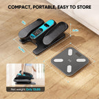 Dripex Under Desk Elliptical Machine, Electric Elliptical Leg Exerciser for Seniors, Quiet Portable Elliptical Exercise Machine, Seated Pedal Exerciser with 12 Level Speeds, Remote Control