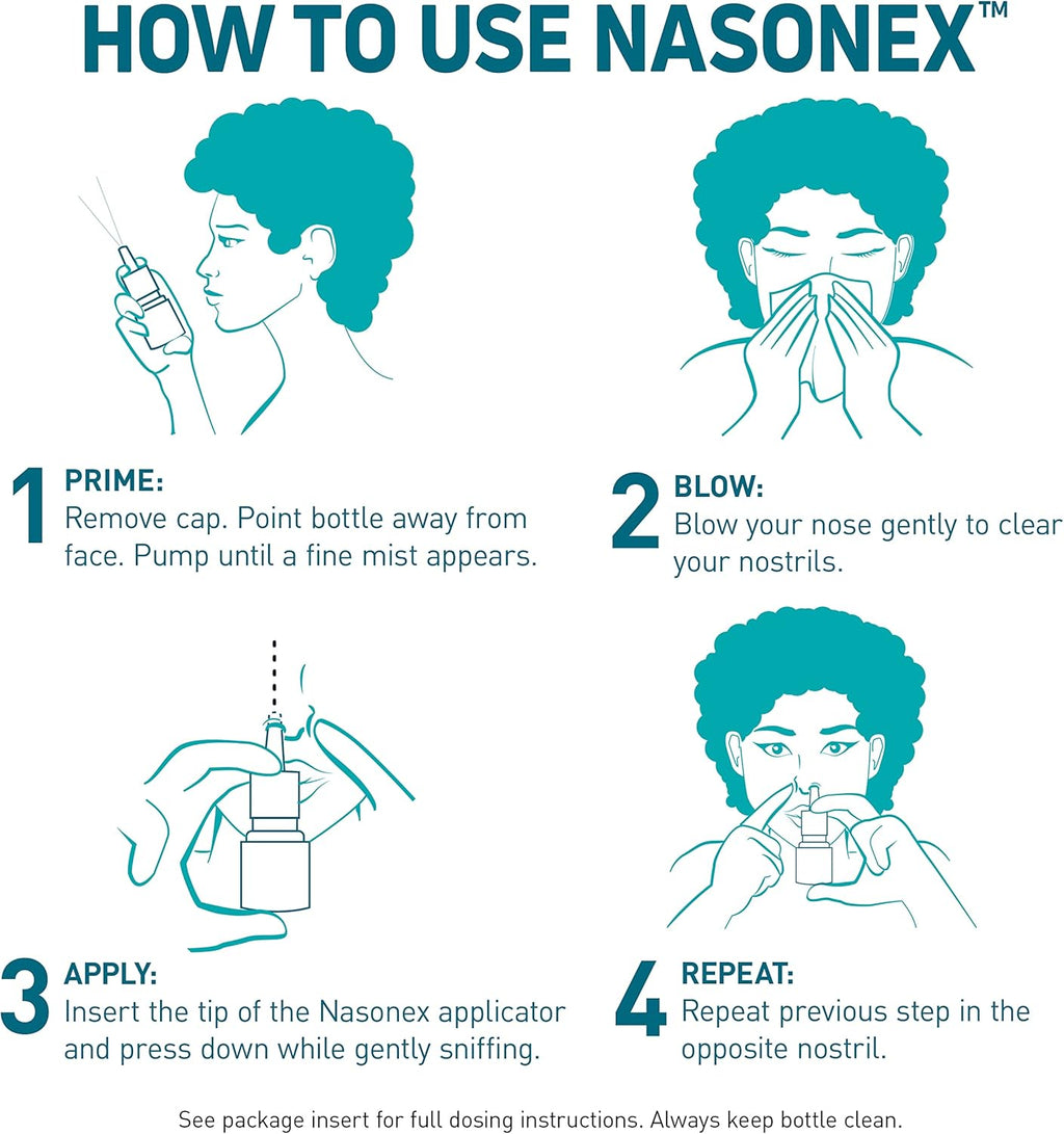 Nasonex 24Hr Allergy Nasal Spray - 60 Spray