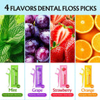 Dental Floss Picks 320/960/1920 Pcs – 4 Flavors Individually Wrapped Floss