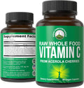Peak Performance Raw Whole Food Vitamin C Capsules from Acerola Cherry