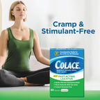 Colace Saline Laxative, Fast Acting Constipation Relief for Adults, 60 Ct | Gentle Magnesium Hydroxide Formula, Non-Stimulant Laxative, Severe Constipation Relief