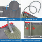 9"-17" Blood Pressure Cuff Arm, Wide-Range Standard/Medium to Large Replacement Cuff Fits M&L Size Arms, 6 Sizes of Connectors Compatible with Omron and Other Brand BP Machines (BP Cuff Included Only)