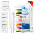 21 in 1 Drinking Water Test Kit for Tap and Well - 120 Strips + 4 Bacteria Tests - Water Quality Tester for Lead, Iron, PH, Hardness, Fluoride, Copper, Nitrate - Standard