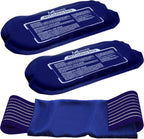 Reusable Hot and Cold Ice Packs for Injuries (3-Piece Set), Joint Pain