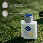 NIVEA MEN Sensitive Post Shave Balm, After Shave Balm for Men, 3.3 FL OZ