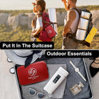 VRIEXSD Premium 320-Piece First Aid Kit, Waterproof EVA Hard Shell Case,Red