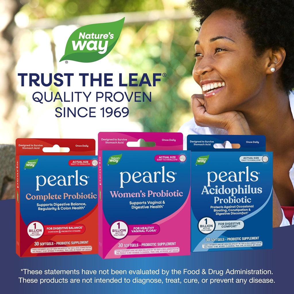 s Way Probiotic Pearls Probiotic Supplements 1 ml 30 capsules