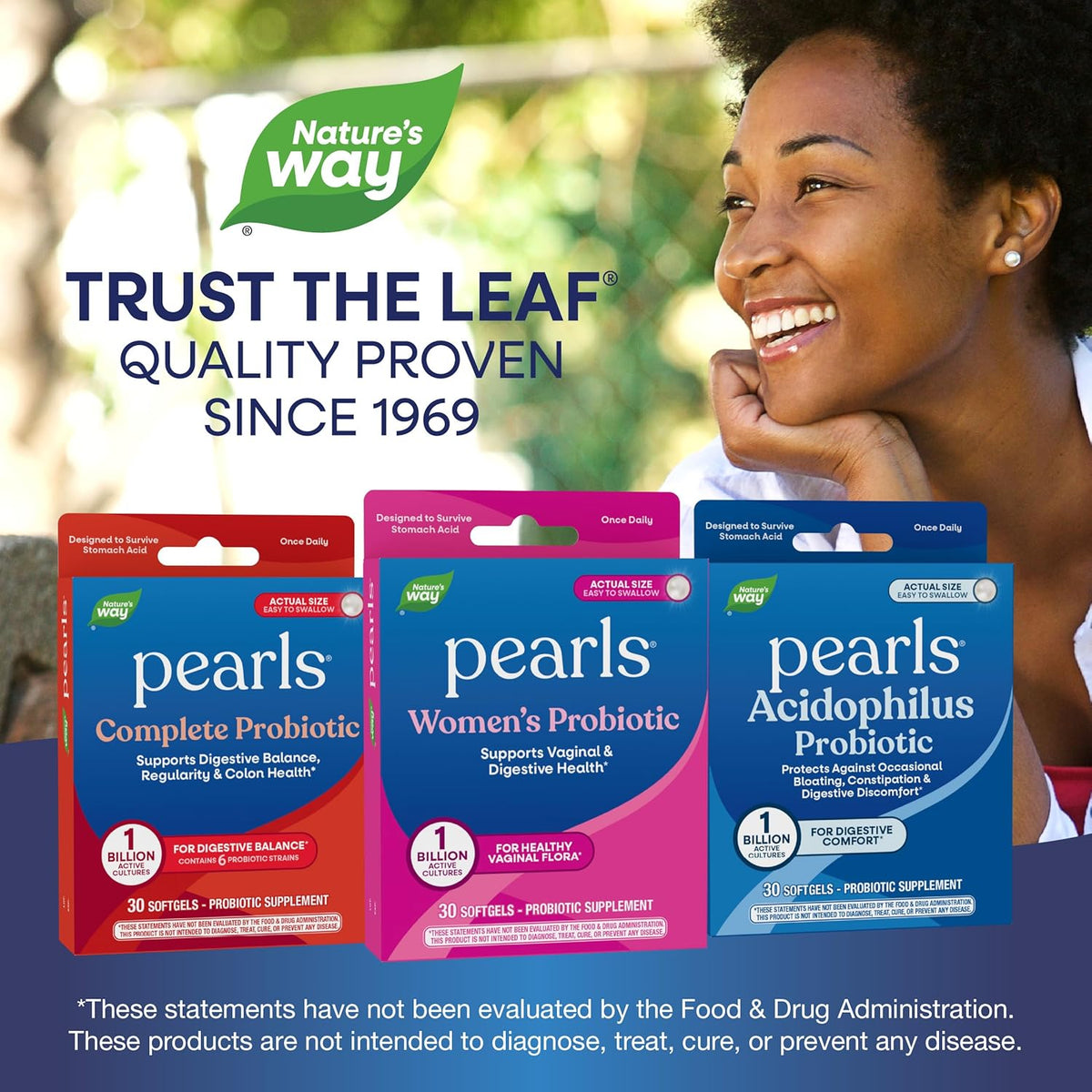 s Way Probiotic Pearls Probiotic Supplements 1 ml 30 capsules
