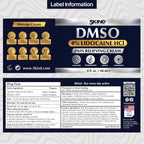 5Kind DMSO Cream with Lidocaine for Pain Relief 4 fl oz - 99.9% Pure DMSO Pharmaceutical Grade Cream - Lidocaine Cream with Aloe Vera, Magnesium, Arnica & Menthol - Registered NDC - Made in USA