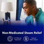 Vicks Sinus Inhaler for Sinus Relief, Works with VapoPads (1 Included) | Plug-in Non-Medicated Steam Inhaler for Allergies, Congestion & Colds, Vocal Steamer, Soothes Nasal & Throat Passages