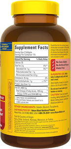 Nature Made Fish Oil Omega 3 Supplements, 1200 mg Softgels, 230 Softgels | Omega 3 Fish Oil for Healthy Heart Support, Gluten Free, Dairy Free, 115 Day Supply