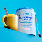 Vital Proteins Collagen Peptides Powder Advanced, Unflavored, 20oz | Hyaluronic Acid & Vitamin C, Supports Hair Skin & Nails, Collagen Peptides, 27 Servings