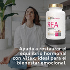Life Pro Vitex Agnus Castus REA, Feminine Supplement with Magnesium and Saffron for Hormone Balance, Emotional Wellness and Premenstrual Symptom Relief, European Vegan Quality with 120 Capsules