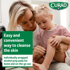 Curad, Alcohol Prep Pads, Medium Isopropyl Alcohol Wipes Individually Wrapped, 400 Count