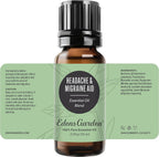 Edens Garden Headache & Migraine Aid Essential Oil Blend- 100% Pure Premium Grade, Undiluted, Natural, Therapeutic, Aromatherapy, The Best for Diffusing, Skin, Humidifiers, Face 10 ml (.33 fl oz)