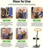 Etac Turner PRO Patient Transfer Aid, Standing Pivot Sit to Stand