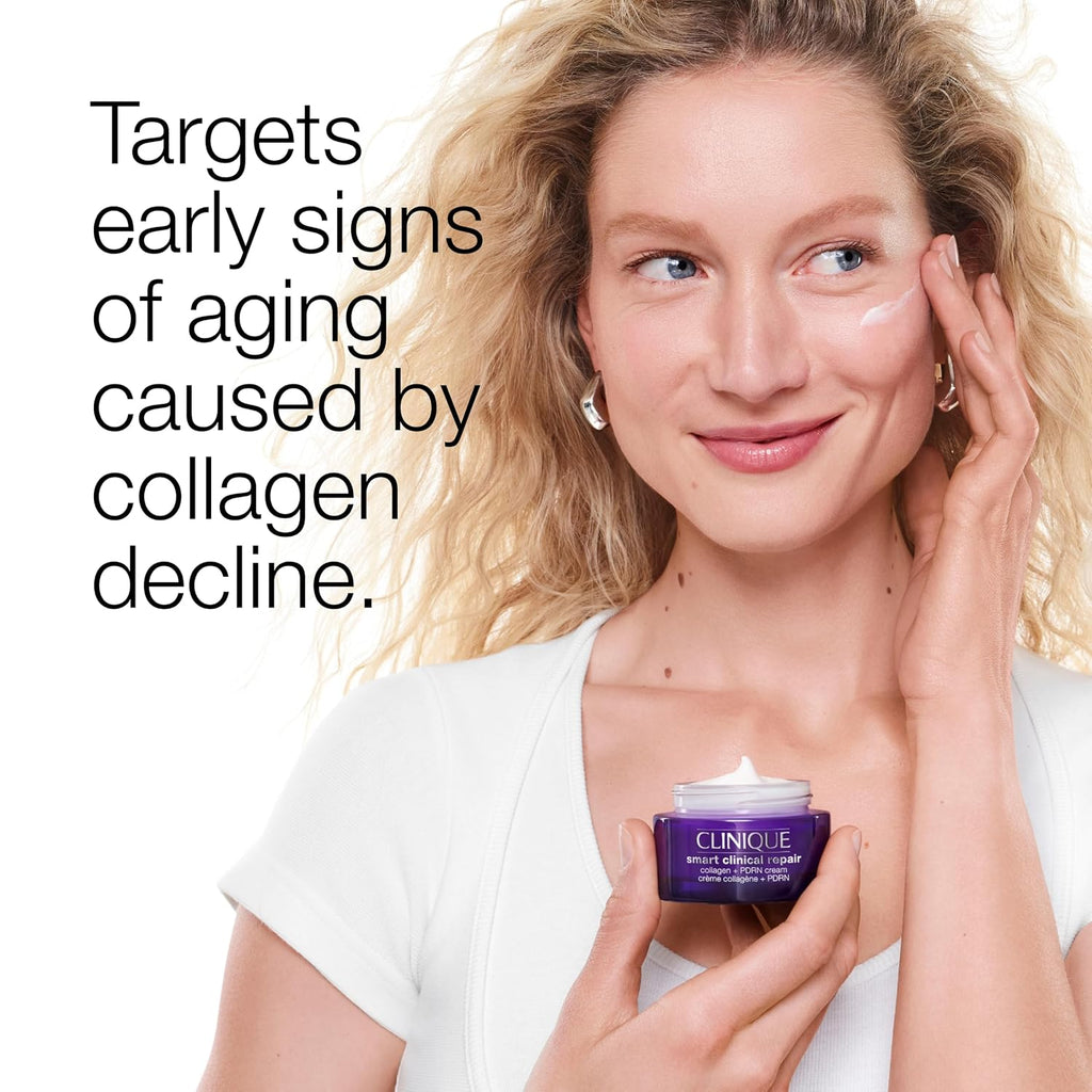 Clinique Smart Clinical Repair Face Cream Moisturizer | Now Available in Collagen + PDRN and Wrinkle Correcting Formulas