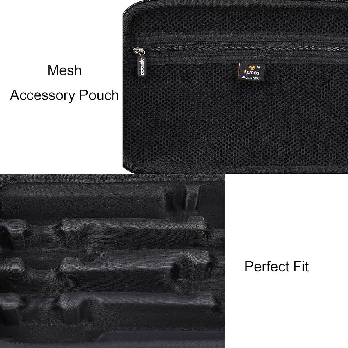 Aproca Case Compatible with ThermoPro TP25 / TP910 650FT Wireless Meat Thermometer, Storage Portable Bag for Accessories (Case Only)