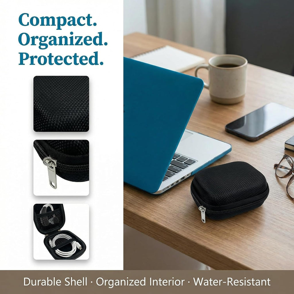 Hearing Aid Case Storage and Travel Hard Carrying Pocket for Ear Gear Small Waterproof Pouch with Mesh Universal Hearing Aid Covers and Accessories Battery Holder Cases for Women and Men