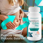 Fungus Clean Pro - Probiotic Fungus Inhibitor - Fight Off Fungus from The Inside Out with This Powerful Anti-fungal probiotic Blend - by Fungis Toenail Fungus Treatment - Protect Your Body from Fungi