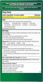 Excedrin Rapid Relief Caplets, 500mg Acetaminophen, 160 Count? | Clinically Proven to Absorb Fast for Pain Relief That Begins in 15 minutes , Caffeine Free, Aspirin Free?