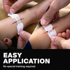 Zip Stitch Wound Closure Strips - Repair Wounds Without Stitches - Zipstitch Sutures - Laceration Closure First Aid Kit