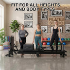 UltraStudio Foldable Pilates Reformer Aluminum Pilates Machine