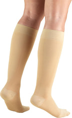 Truform 20-30 mmHg Compression Stockings for Men and Women, Knee High Length, Closed Toe