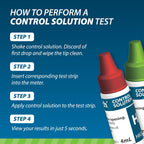 Easy Touch Control Solution Glucose Monitor Kit, Hi & Low, 2 Vials, 4 ml Each | Compatible with EasyTouch Glucose Monitoring System, 4 mL Each