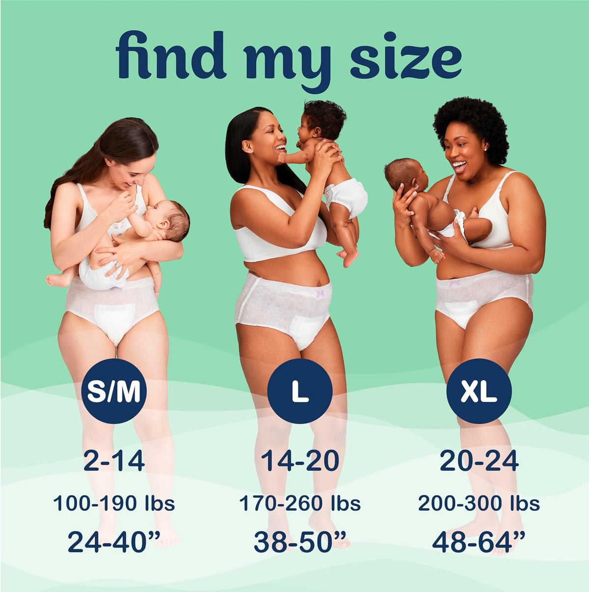 Always Discreet Postpartum and Adult Incontinence Underwear for Women, Small/Medium, Maximum Protection, 14 Count