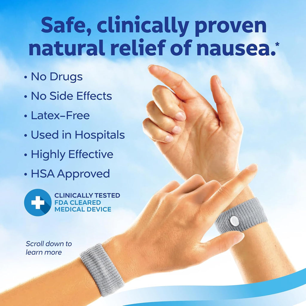 Sea-Band XL Sized Acupressure Wristbands