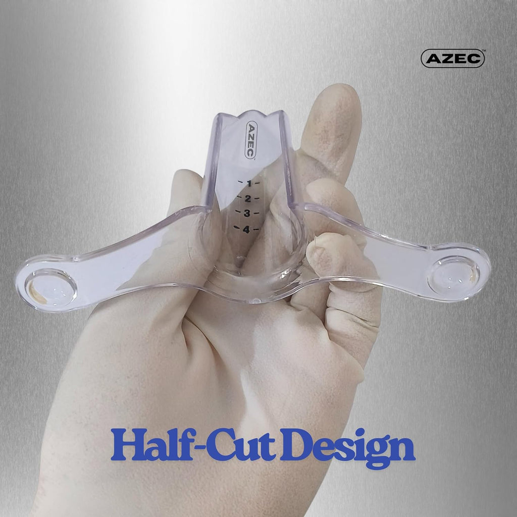 AZEC Disposable Anal Dilator Half-Cut Design I Polystyrene Medical Grade Plastic I ETO sterilised I Set of (1)