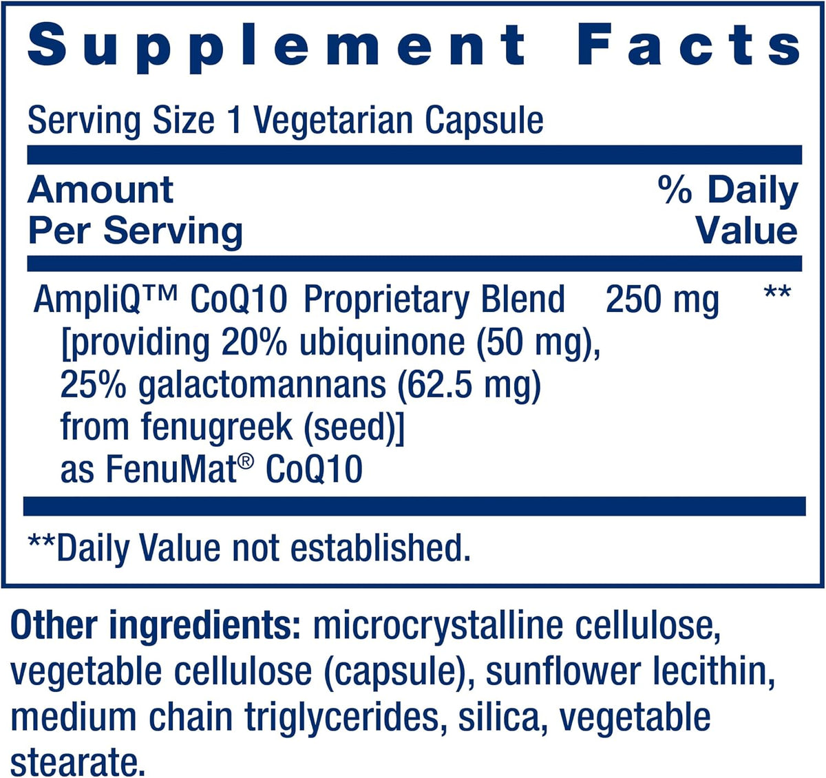 Life Extension AmpliQ CoQ10, Heart Health, Kidney and Liver Health, ubiquinone 50 mg, Advanced Formula, Gluten Free, Non-GMO, Vegetarian, 60 Capsules