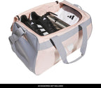 adidas Power Gym Bag – Lightweight Small Duffel, Blush Pink/White/Halo Silver Grey, OSFA