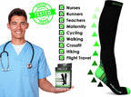 Physix Gear Compression Socks 20-30 mmHg - Men & Women - Running, Nurses, Shin Splints, Flight, Travel