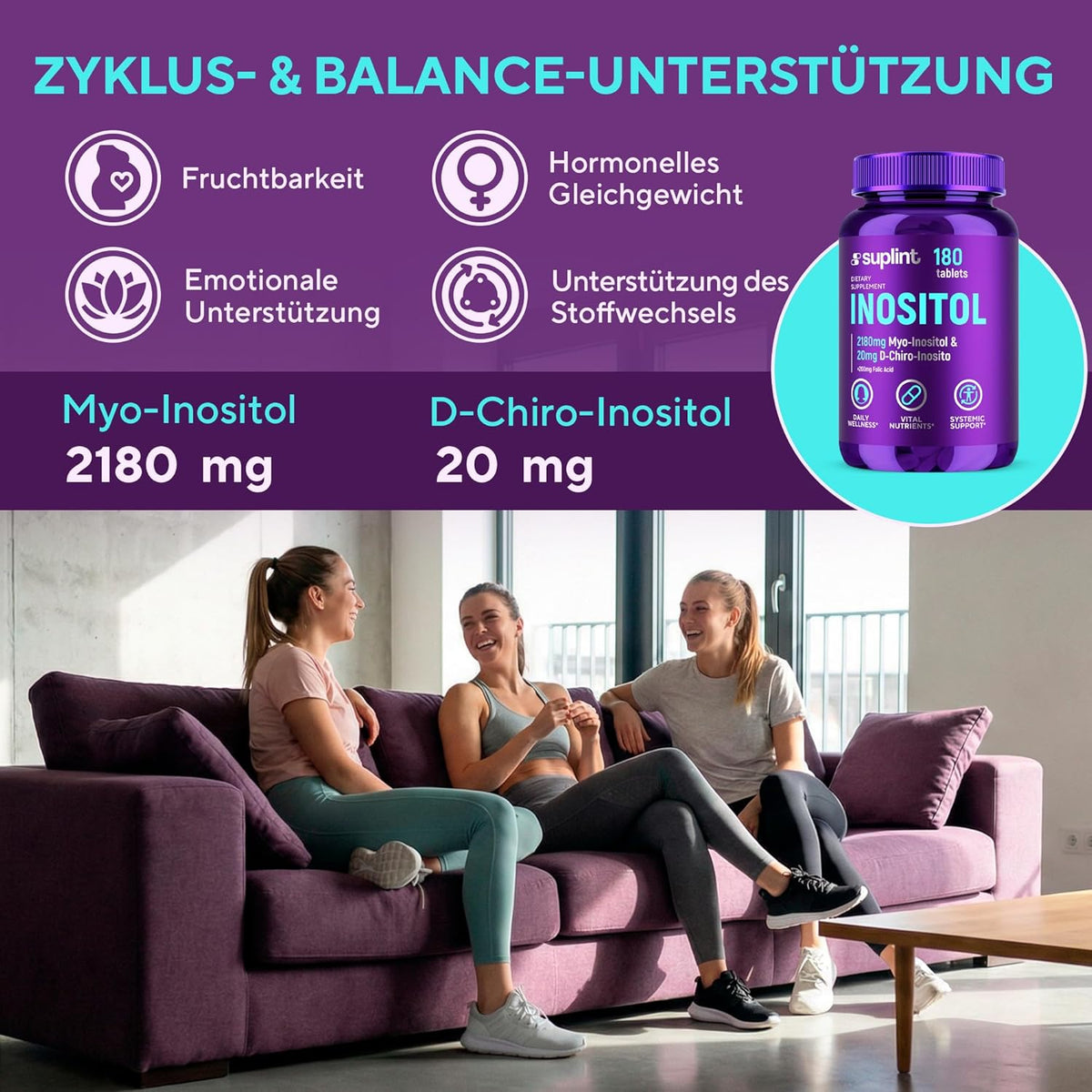 Inositol-Komplex Dietary Supplements 2200 mg