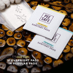 Pee Safe 100% Organic Cotton Biodegradable Sanitary Pads, 14 Regular & 18 Overnight Pads - Quarterly Pack | Anti-Bacterial | Superb Absorbency | Skin Friendly | Comfortable