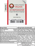 Merry Hempsters Vegan Hot Hemp Muscle Rub Single (2-Pack)