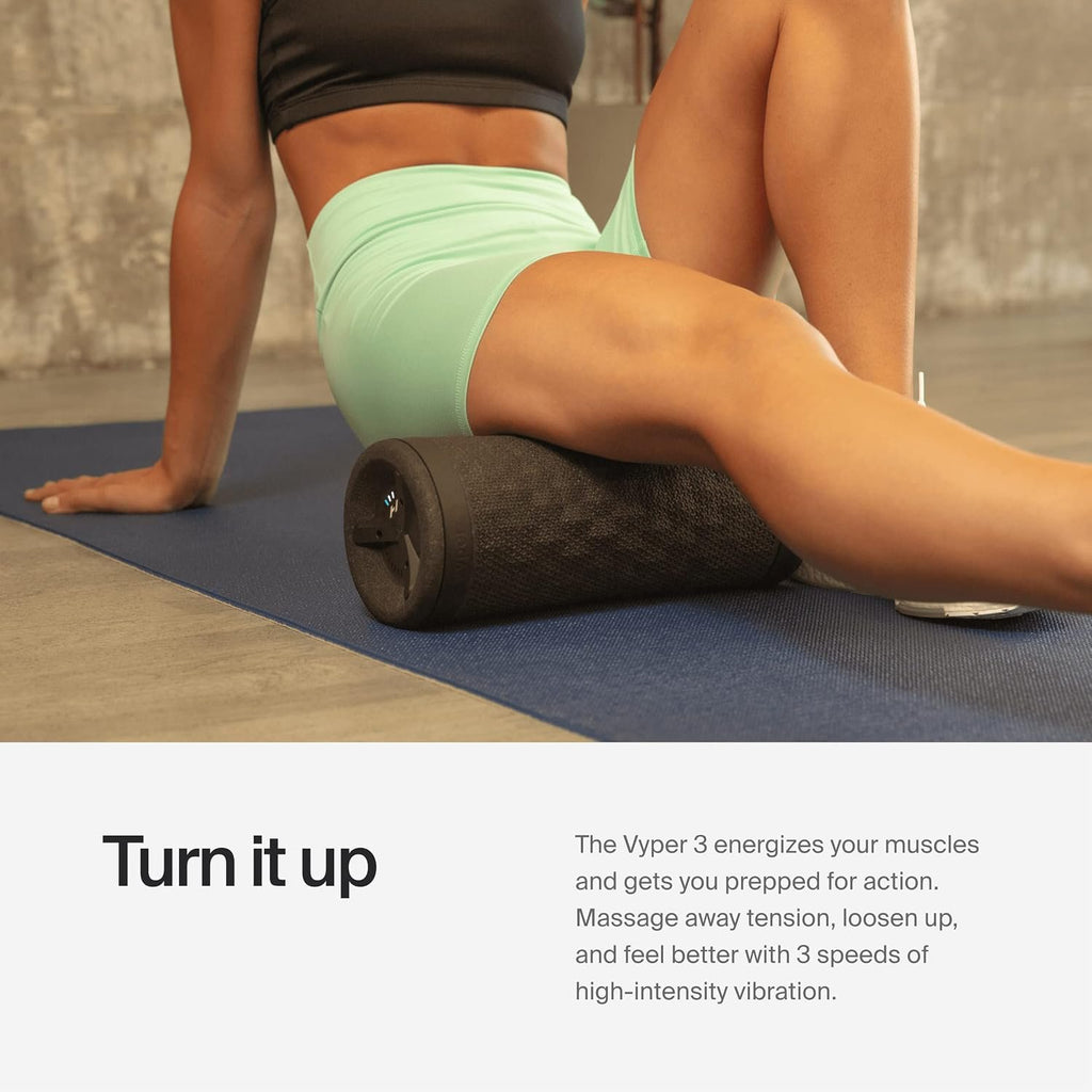 Hyperice Vyper 3 Vibrating Foam Roller Myofascial Release Trigger Points