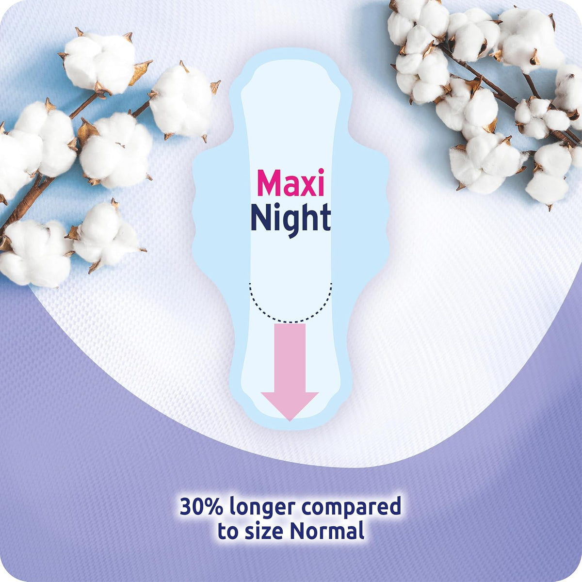 EveryDay Sanitary Pads Overnight 18 pieces