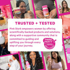 Pink Stork Morning Sickness Sweets Organic Raspberry Ginger, 30 Count | USDA Organic Ginger + Vitamin B6, Motion Sickness Support, Digestive Comfort + Heartburn Support, 30 Wrapped Drops